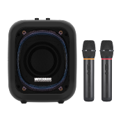 Mosbros Karabox 7K Popular Design High Power  Karaoke Speaker with 2microphones Portable Wireless Speaker RGB Light