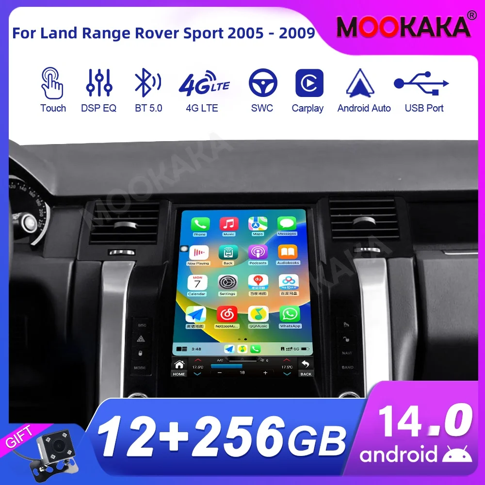 

For Land Range Rover Sport 2005-2009 Car Radio Multimedia Player Wireless Carplay Android Auto Autoradio Stereo GPS Navi Head