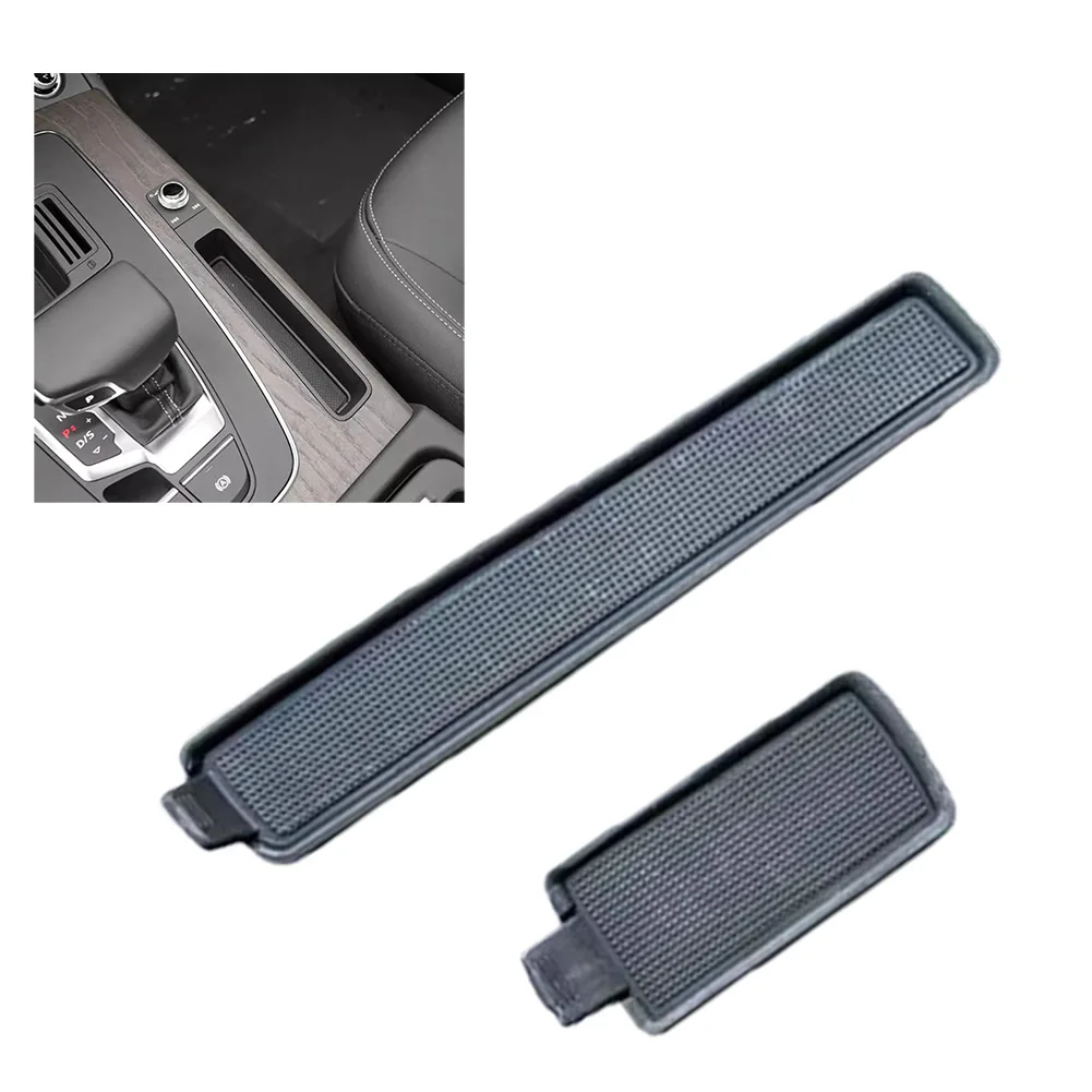 

Vehicle Storage Box Mat Cup Holder Mat and Key Holder for Q5L and For Q3 - Plastic Construction to Resist Wear and Maintain Form