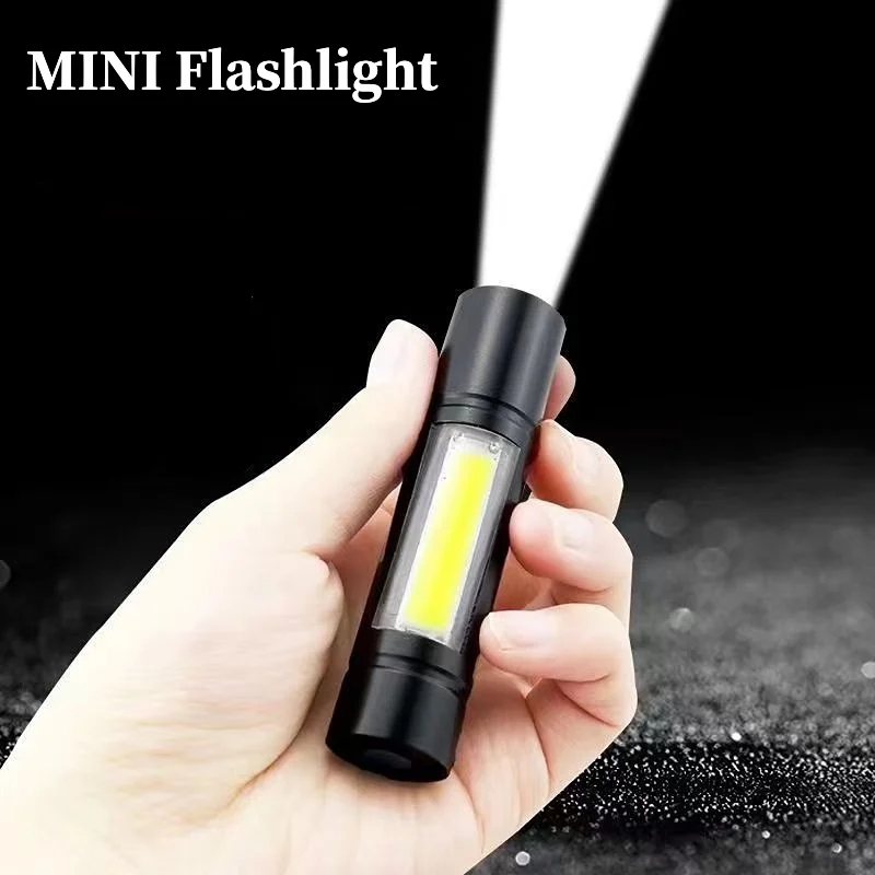 USB Rechargeable Mini Flashlight Torch Portable Outdoor Camping Strong Lamp Lantern Waterproof Tactical Flashlight Low Price