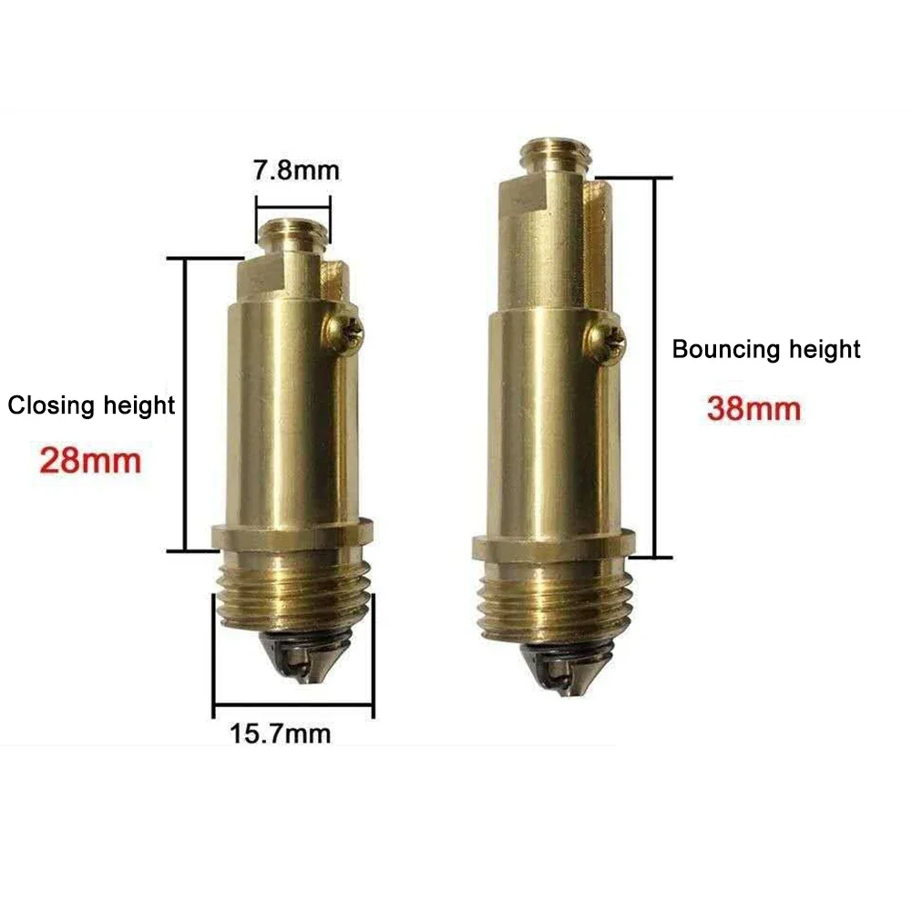 1/2pcs Spring Plugs Bounce Valve Brass Basin Sink Bath Replacement Waste Easy Pop Up Click Clack Plug Bolt Spring