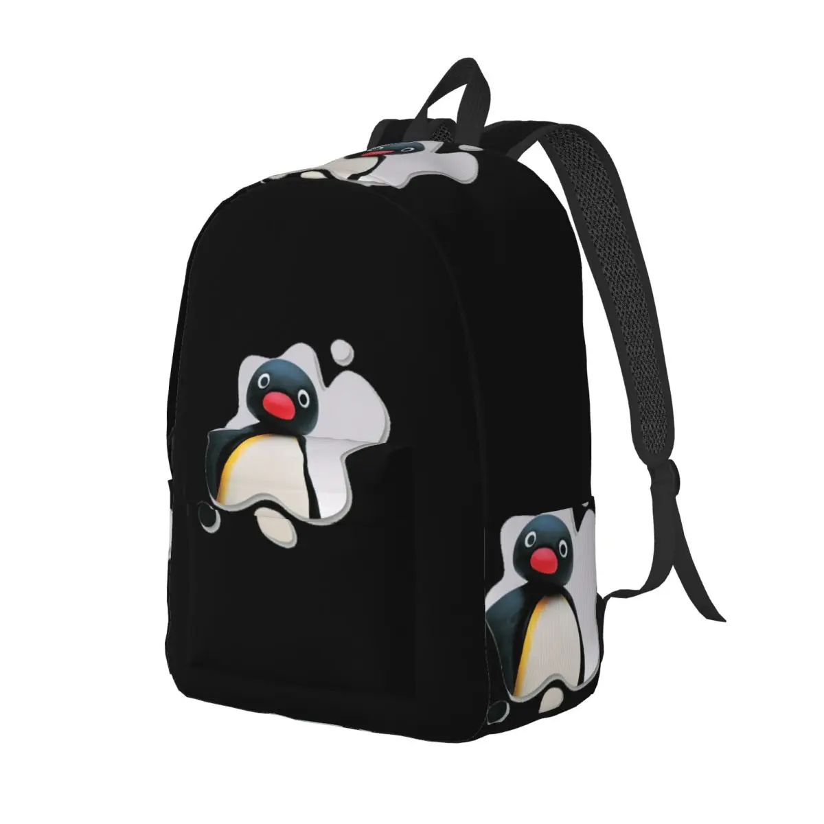 

Pingu Pinga Penguin Tv Backpack Daypack Large Capacity Kids BookBag School Bag Shoulder Bags for Boys Girls