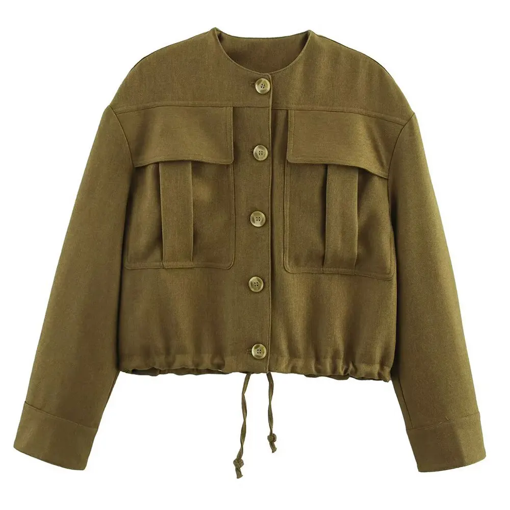 

Cross-border European and American Women's AliExpress Explosions Blended Jacket Coat Straight Leg Pants suit