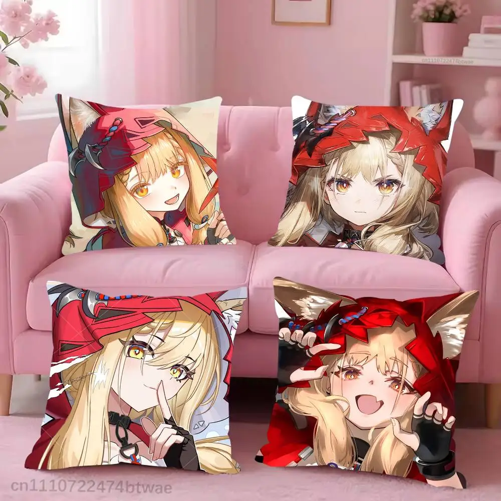 

E-Endfield AKE Rossi Pillow Case For Sofa Bedroom Living Room Plush Cushion Cover Decorations and Protector