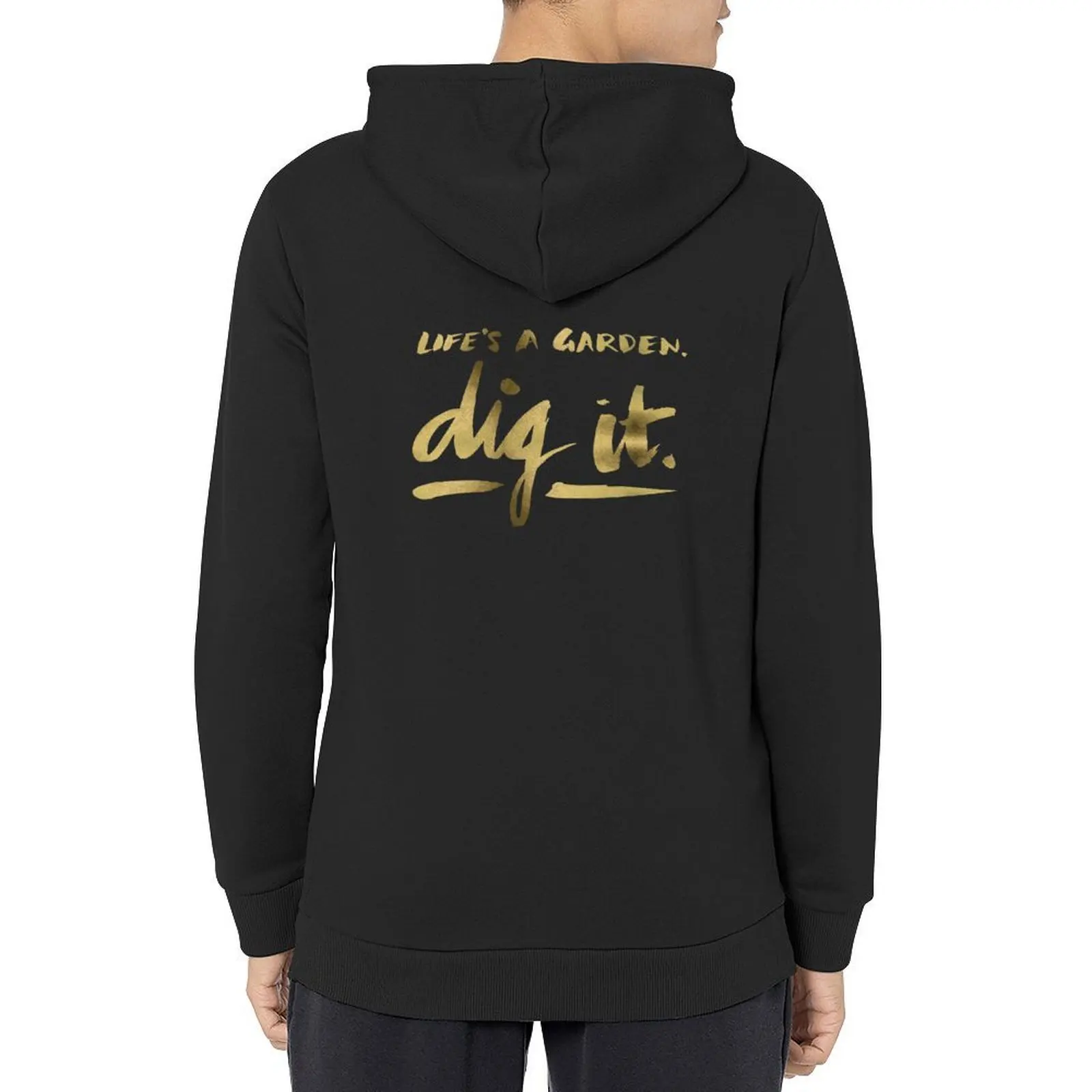 

Dig It – Gold Ink Hoodie blouse men's clothes men clothes graphic t shirts men new in hoodies & sweat-shirt