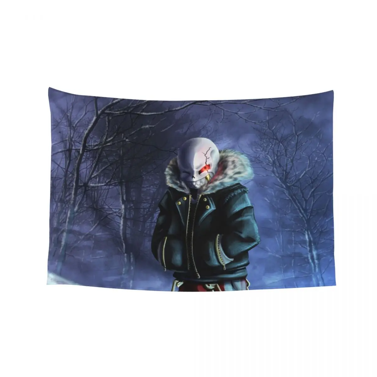 

Underfell Sans Tapestry Mushroom Decoration Aesthetic Wallpapers Home Decor Tapestry