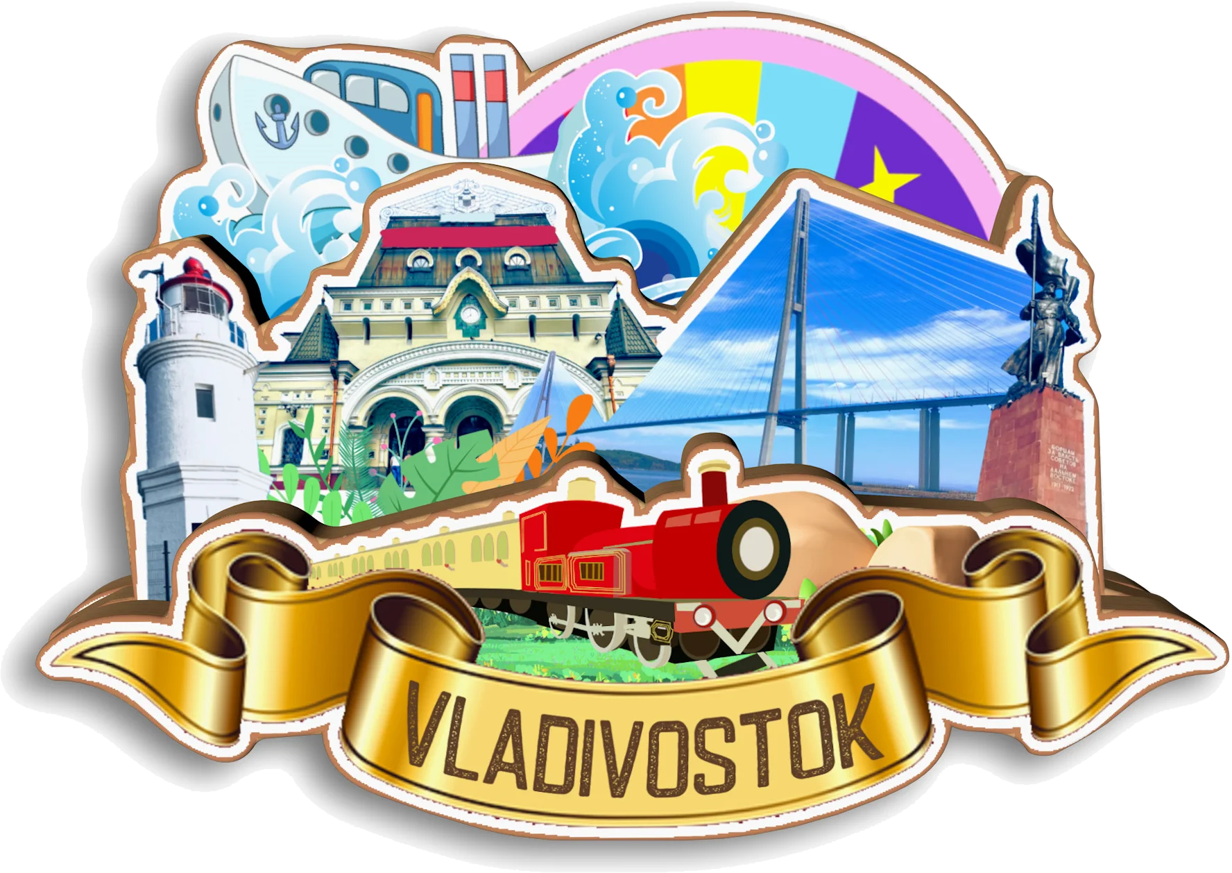 موسكو سانت بطرسبرغ فلاديفوستوك سوتشي كازان روسيا مغناطيس الثلاجة هدية تذكارية للسفر