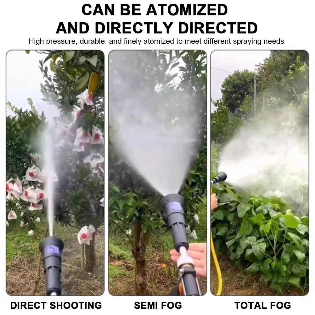 Agricultural Spray Gun Stainless Steel High Pressure Atomising Sprayer Portable Water Sprayer for Pesticide Applications