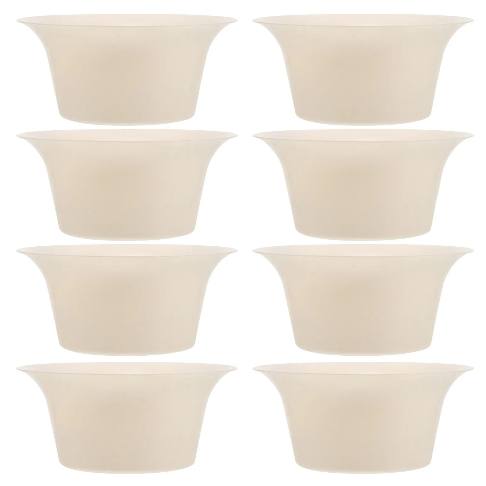 8Pcs Grave Flower Pot Plastic Sacrifice Flower Pot for Cemetery Decoration Tomb Sweeping Day Mourning Activities Chrysanthemum
