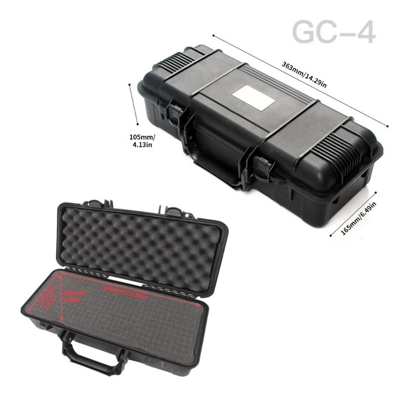 Dustproof And Waterproof Storage Case Shockproof Tool Storage Organization Case For Secure Travel And Home Use 601A