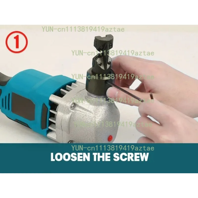 Cordless Nibbler Metal Cutter Compatible  , Brushless Electric Metal Shear for Stainless Steel Aluminium Cutting