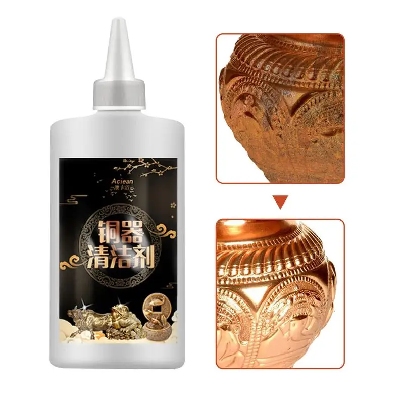 

Copper Tarnish Remover 120ml Brass Tarnish Remover Copper Polishing Cleaner Metal Polish For Copper Ornaments Copper Door