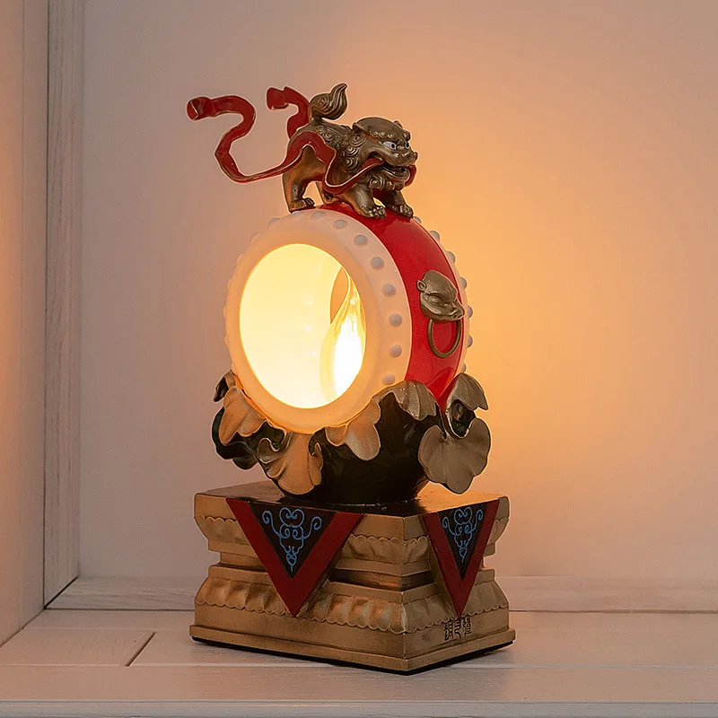 Chinese Creative Classical Ceramic Lamps Lanterns High End Gift Lamp High Temperature Cast Copper Ceramic Table Lamp