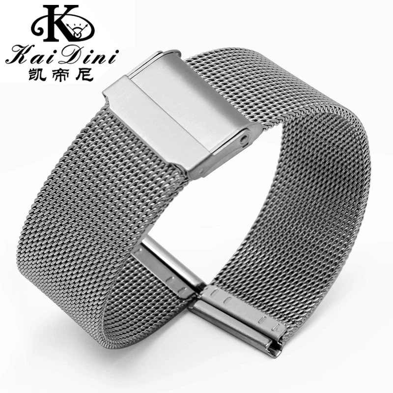 12mm 13mm 14mm 15mm16mm17mm18mm19mm20mm21mm 22mm Milanese Stainless Steel Strap Men Women Mesh Metal Replace Bracelet Watch Band