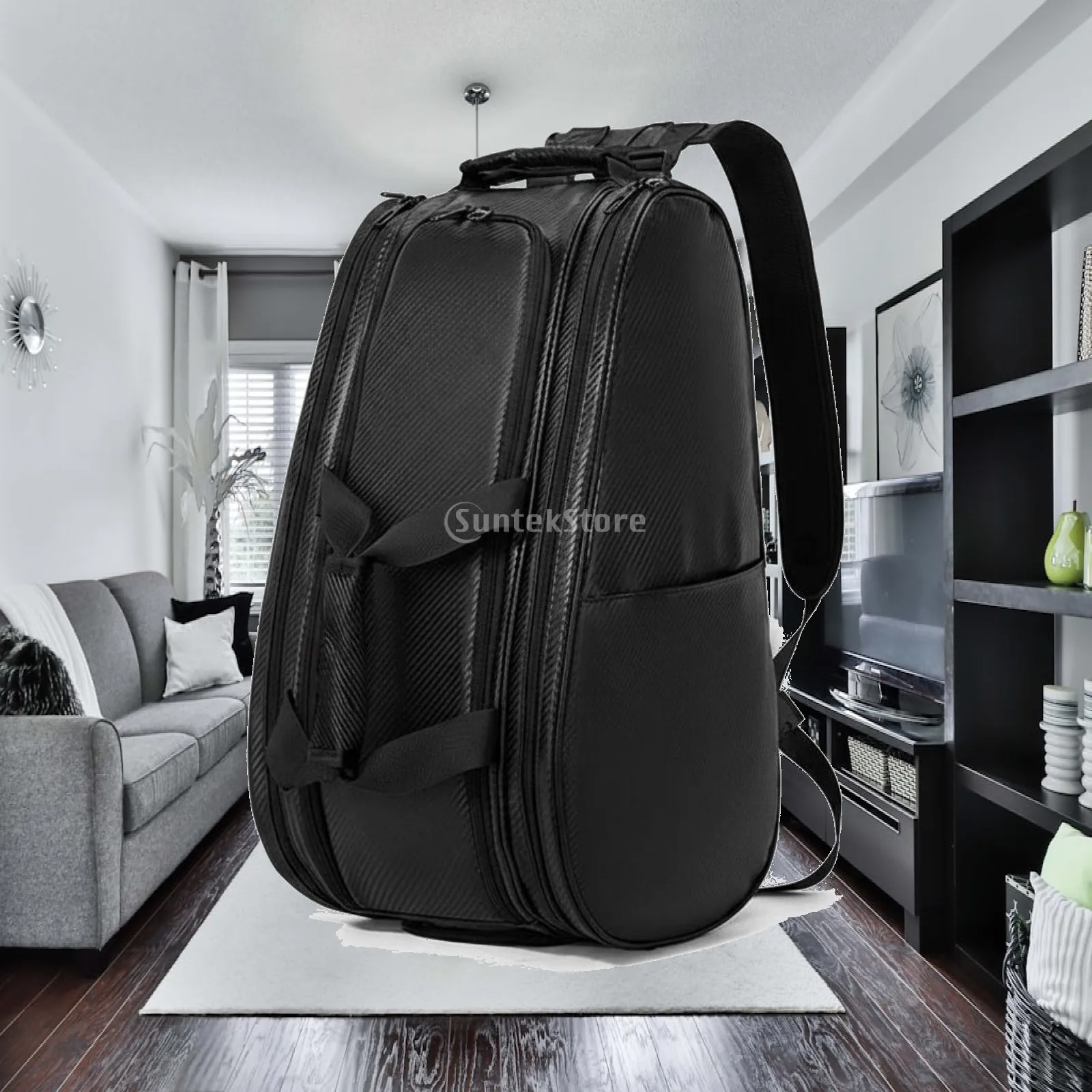 Versatile Outdoor Racket Carrier Pickleball Backpacks Pickleball Ball Bag Carry for Fitness and Travel