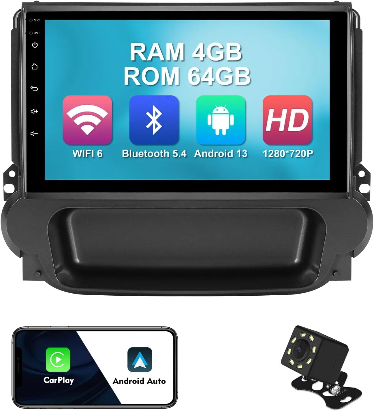 9-Inch Android 13 C…