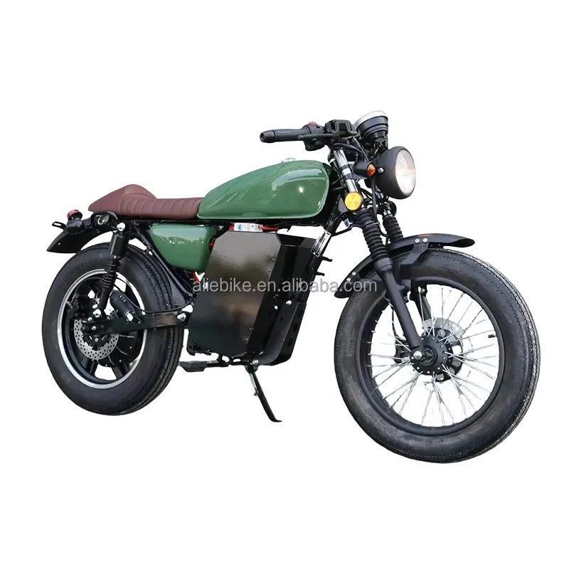 

2025 Newest Wuxi Factory Direct High-Speed Retro Electric Off-Road Motorcycle For Adults 2 Kw 3 Kw 72v 60a Lithium Battery New A