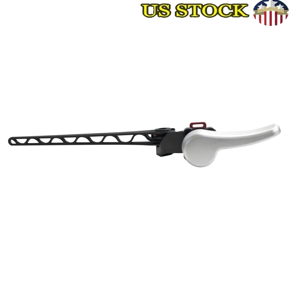 

Универсальная сменная ручка для унитаза, белый металлический рычаг, подходит для передних угловых боковых креплений, простая установка, ручка смыва 6065RM