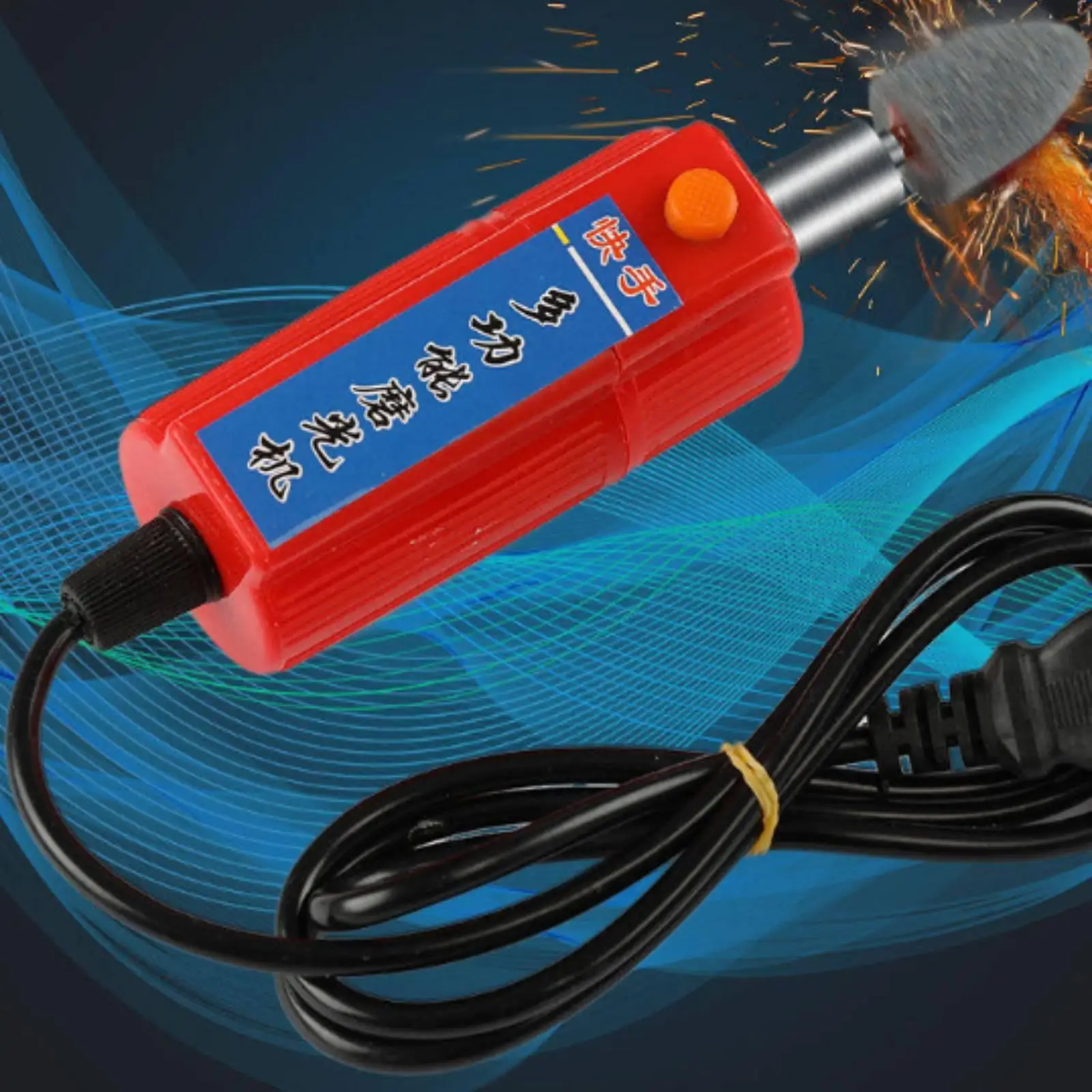Electric Polisher Grinding Machine Micro Rotary Tool for Tire Edge Deburring Metal Surface Prep Flexible Shaft Garage Essential