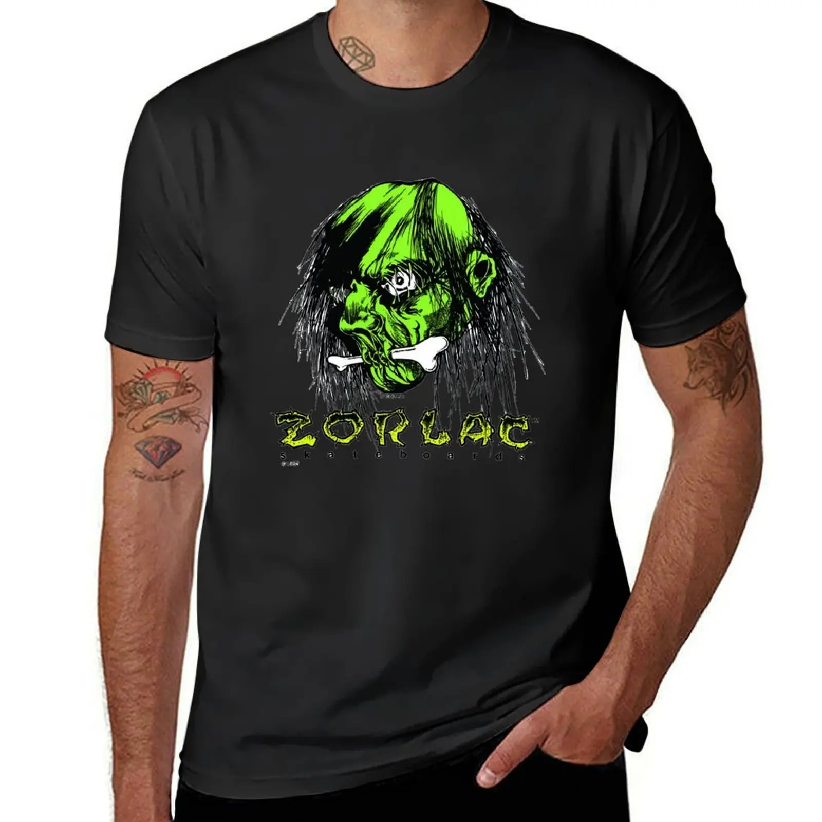 Pushead Zorlac Skateboards Shrunken Head T-Shirt animal prinfor boys cute clothes summer clothes mens t shirts