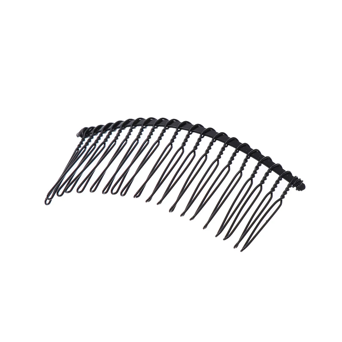 

10Pcs Iron Wire Comb Headdress Women Hair Comb Plastic Iron Material Lightweight Easy Wear Bang Control Styling Party Travel