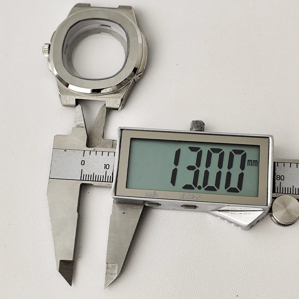NH35 Uhrenbox 43,4mm Gehäuse Passend für NH35 NH36 Uhrwerk Zubehör für Herrenuhren Saphirglas Mit Uhrenarmband NH35 Zifferblatt/Zeiger – Detail 7