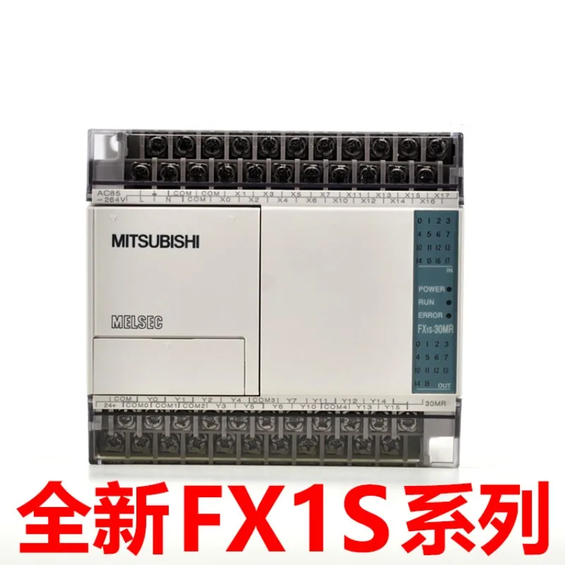وحدات تحكم قابلة للبرمجة أصلية جديدة في الصندوق FX1S-20MR-001 FX1S-20MT-001 FX1S-30MR-001 FX1S-30MT-001
