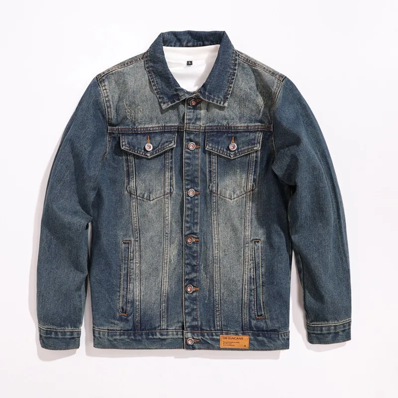 Spring And Autumn Retro Old Washed Tooling Jacket Men's Autumn