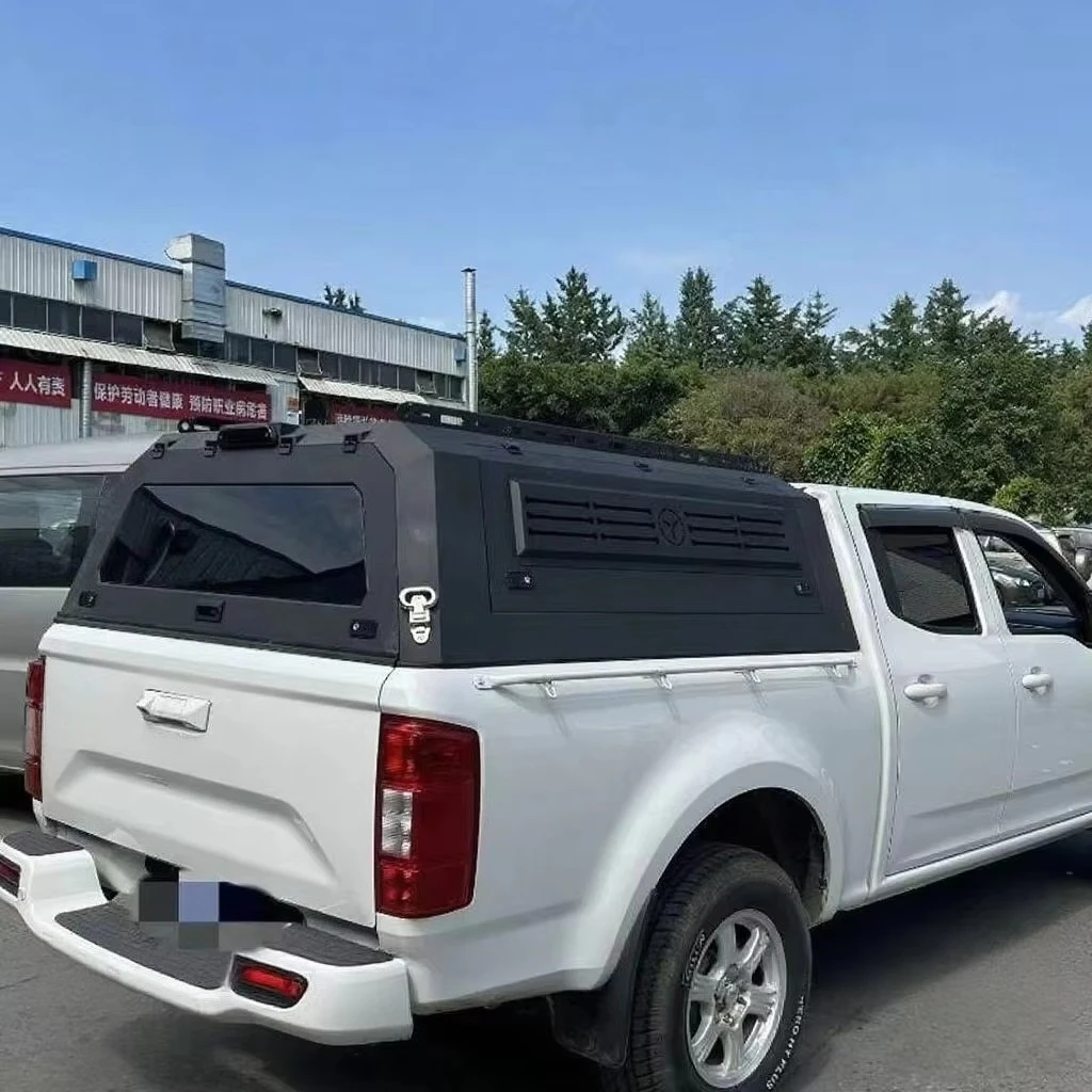 

High Quality Aluminum Alloy Tonneau Cover Waterproof Foldable Road Pickup Hardtop Cargo Bed Cover for Great Wall/Wingle 6 Truck