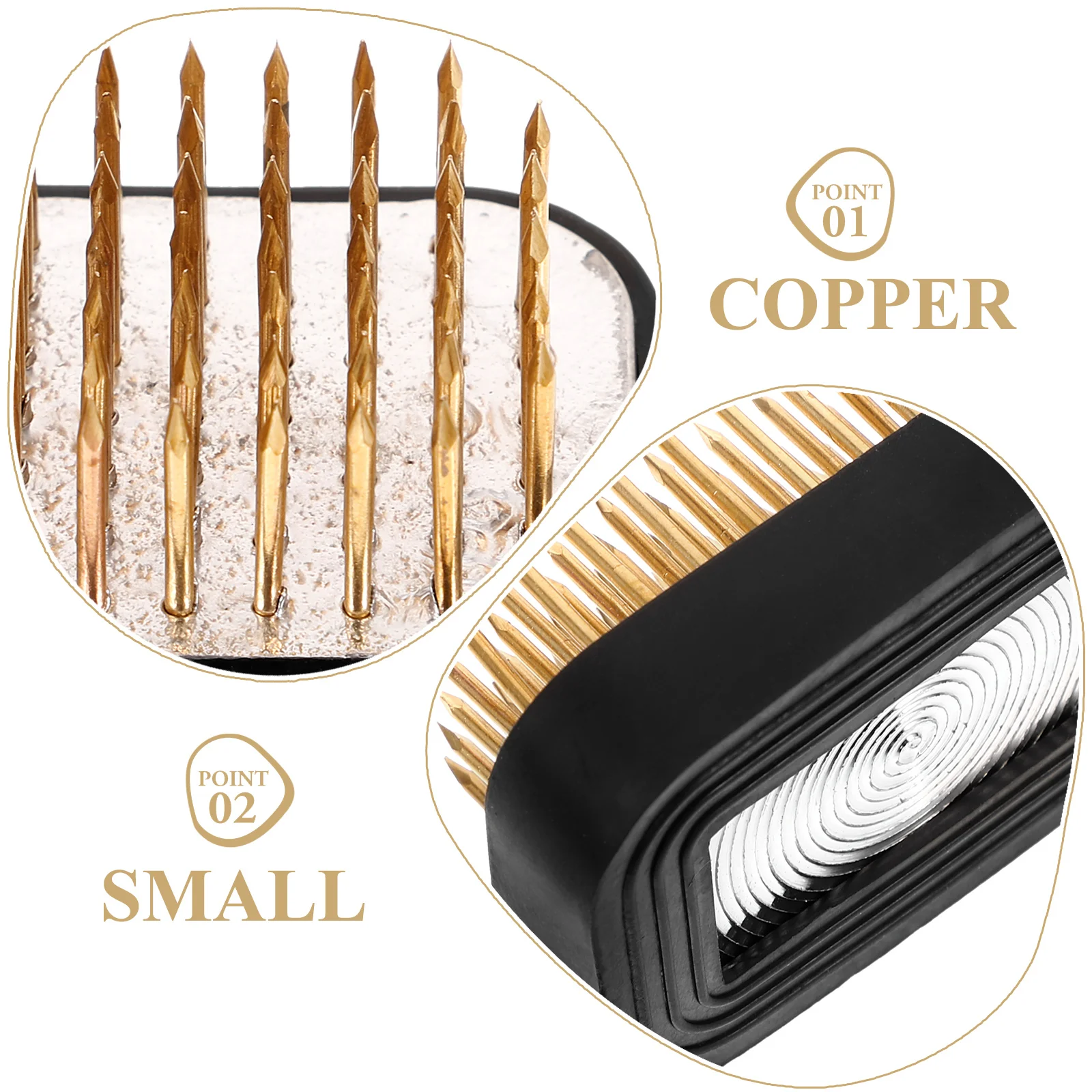 

Flower Arrangement Tool 50x28mm Copper Needle Base Floral Frogs DIY Vintage Pin Holder Artificial Flower Accessories