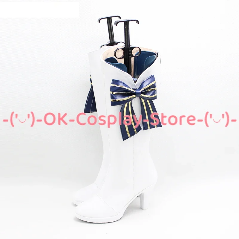 Emiria Cosplay Shoes Anime Re:Life in a different world Cosplay Prop PU Leather Shoes Halloween Party Boots  Custom Made