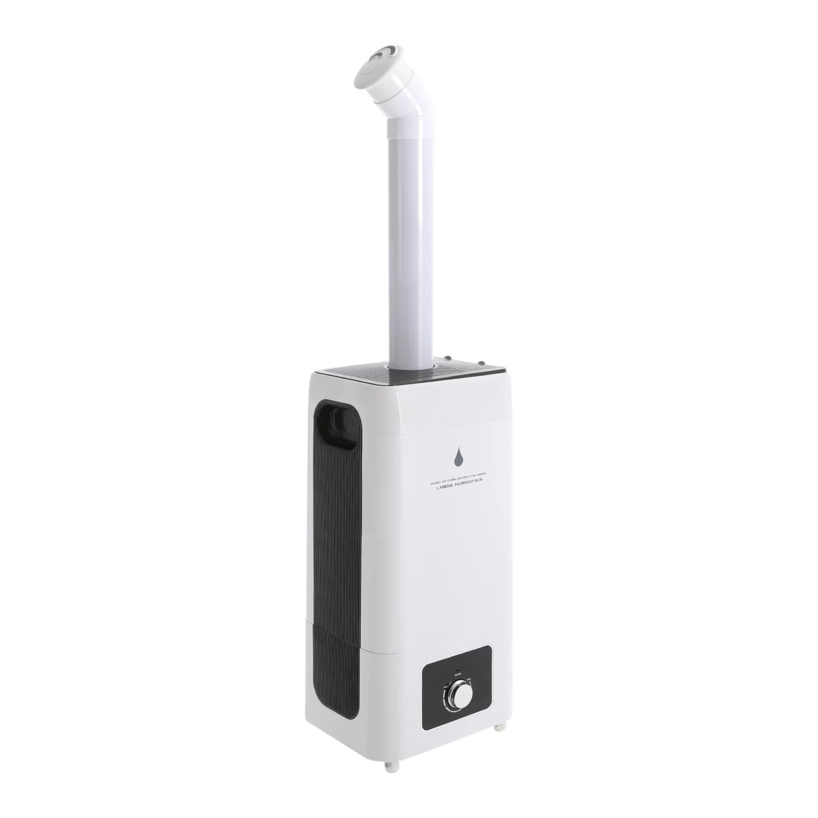 

Modern Mobile Industrial Ultrasonic Humidifier Mechanical Enhanced Version Large Water Tank High Mist Volume Wide Coverage Area Universal Wheels For Easy Movement Durable ABS Body Stable Operation Ideal For Factory