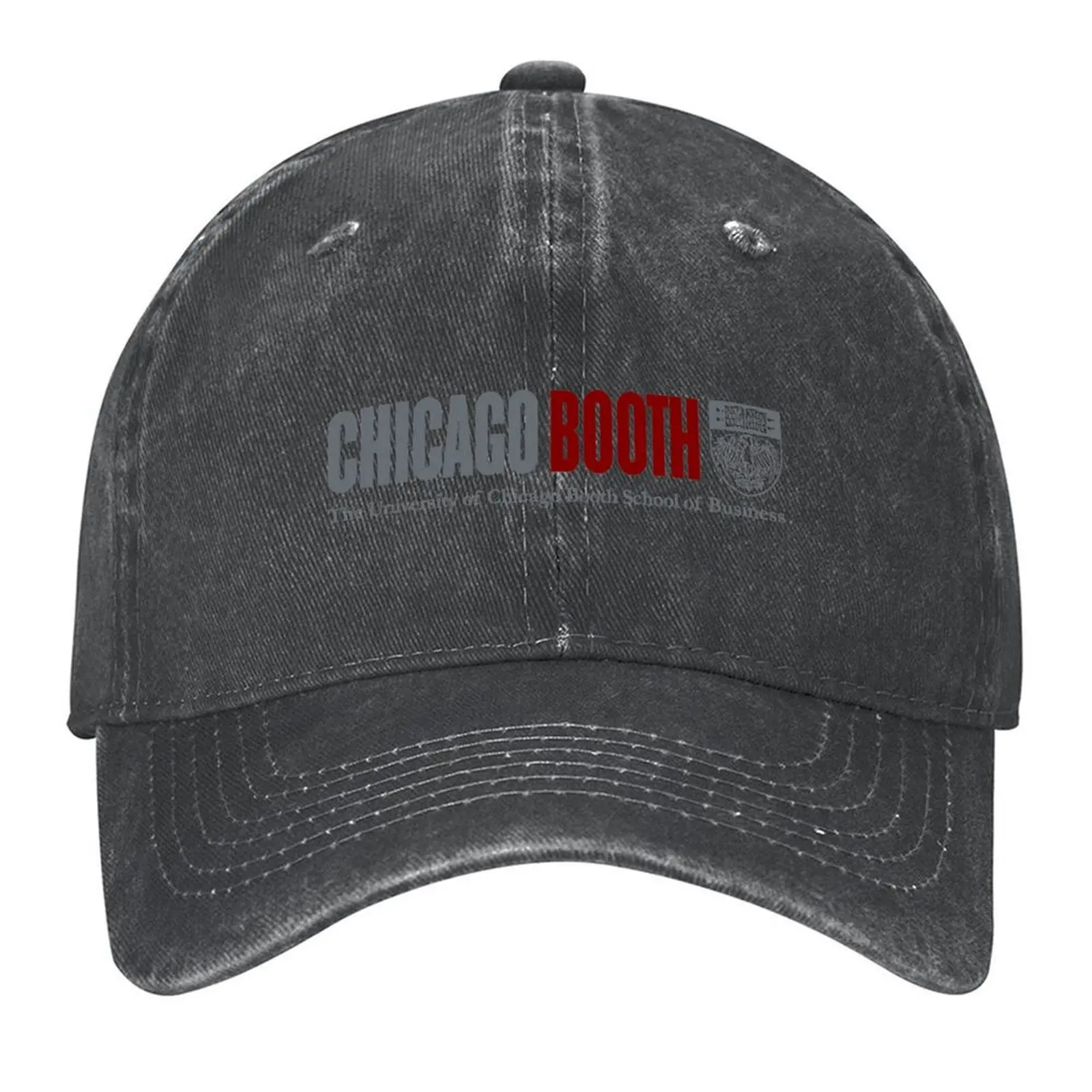 

Chicago Booth, Booth School of Business Chicago U. Baseball Cap Bobble Hat black Golf Cap Men's Hats Women's