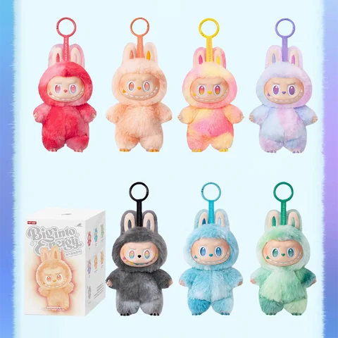 새로운 Labubu V3 괴물 에너지 시리즈 비닐 플러시 펜던트 블라인드 박스 페이스 인형 액션 피규어 키 체인 선물