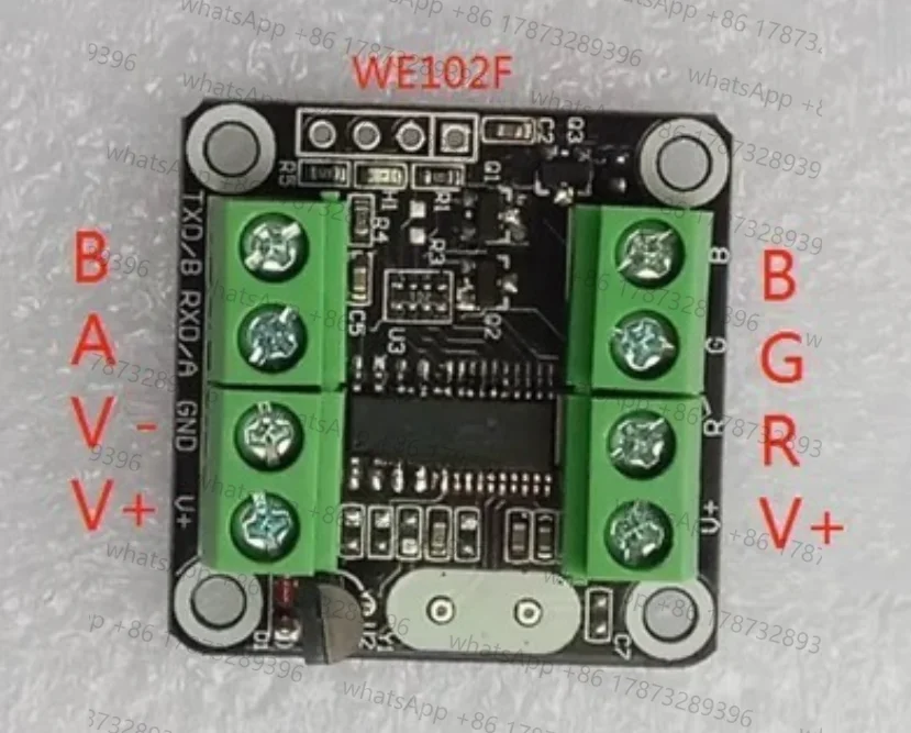 MODBUS Full-color RGB Lamp with Controller RS485 LED Dimming WS2811 Pipeline Lamp RGB Controller