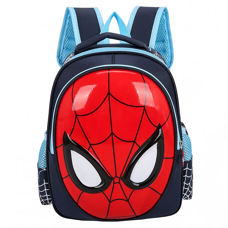 MARVEL SPIDERMAN Lưng Siêu Anh Hùng Mới Học 3D Stereo Của Trẻ Em Mẫu Giáo Ba Lô Trẻ Em Hình Hoạt Hình Túi