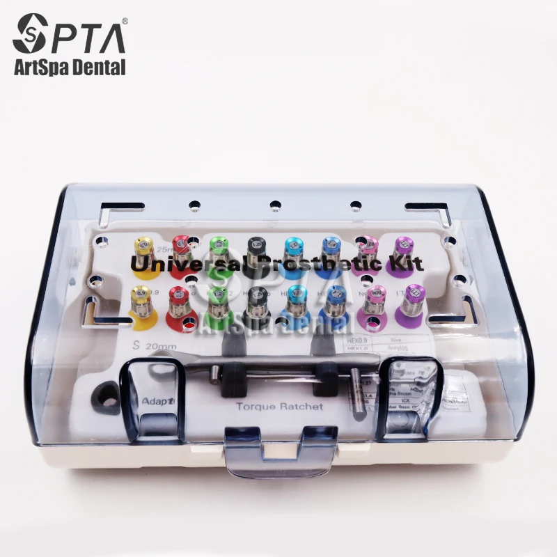 

Colorful SPTA Dental Implant Torque Screwdrivers Wrench Restoration Dentistry Universal Implantology Tool Kit