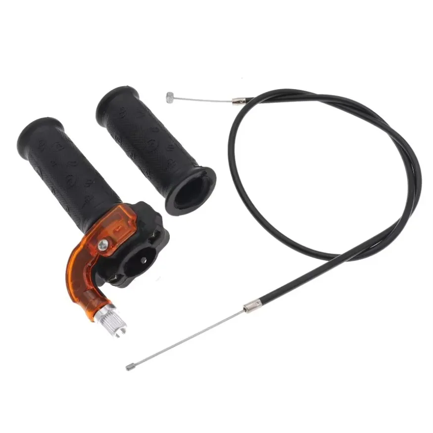 1set 22mm Twist Throttle Accelerator 3 Stage Grip with 820mm Cable fit For 47cc 49cc Mini Dirt Bike Quad Pocket