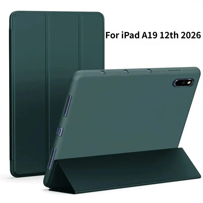 

Новый чехол 2026 года для iPad A19 (12-е поколение), A16 (11-е поколение), 6-го, 5-го поколений, 9.7 M4, Air 8, 7, 6, 11/13, 1, 2, 4, 5 Pro 9.7 2022, 10-го поколения, 10.9. Мягкий противоударный чехол из ТПУ.
