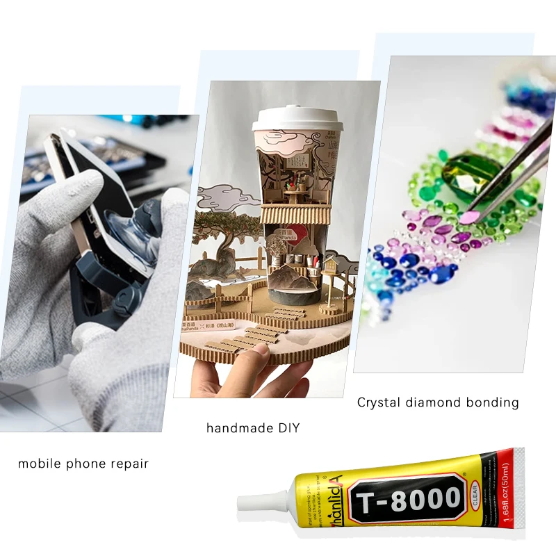 Zhnalida T8000 110ML Glue Cell Phone Rear Glass Screen Warped Repair Zhnalida T8000 Glue