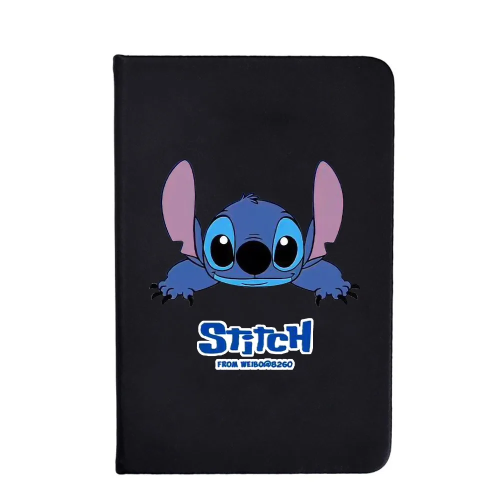 Stitch Black Notebook for Male and Female Students Handbooks, Notebook, Mini Portable and Minimalist Diary Practice Book