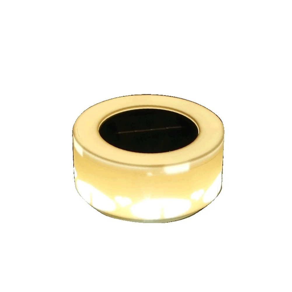 for solar Garden Wall Light with Floral Pattern Projection for Courtyard Patio Decorative Warm LED Lighting for