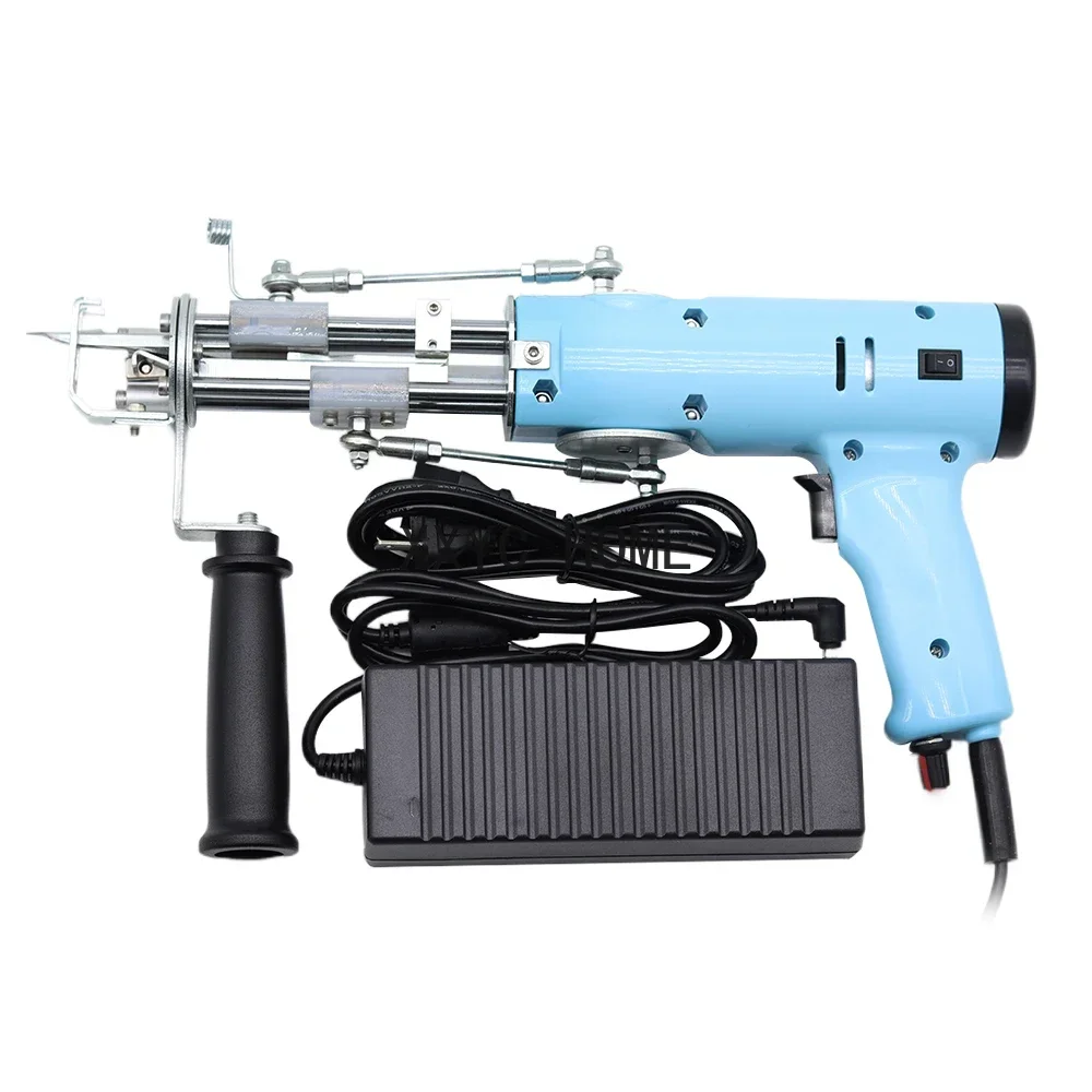 New Tufting Gun 2 in 1 Loop Pile Cut Pile Rug Gun Carpet Machine Starter Kit Electric Carpet Tufting Kit Rug Making Tools