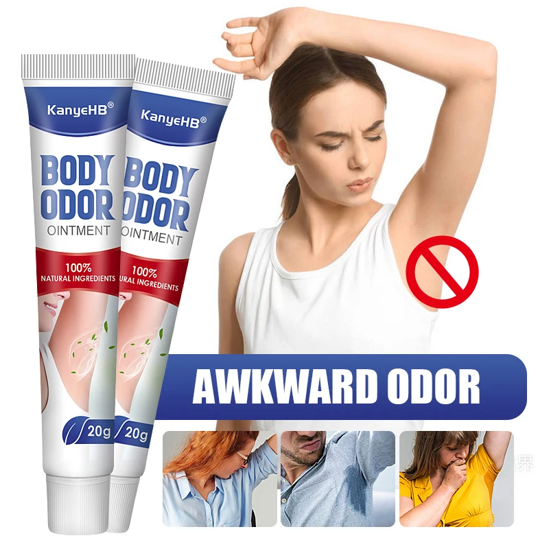 1pc Armpit Hircismus Cream Improve Body Odor Deep Cleaning Skin Body Deodorant Cream Eliminate Sweat Odor Summer Must-Haves G062