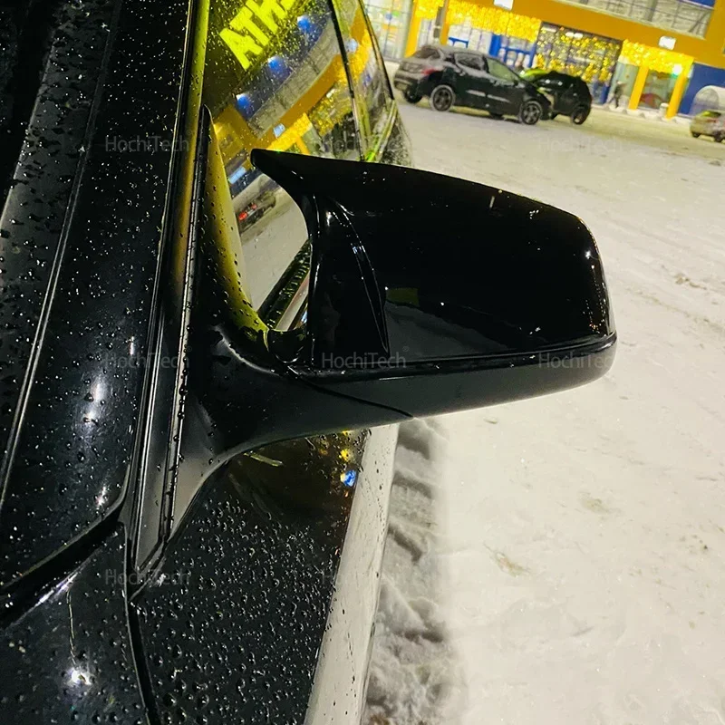 Für BMW 5 6 7 Serie E60 E61 E63 E64 F06 F07 F10 F11 F13 F01-F04 Carbon Faser muster Schwarz Seite Flügel Rückspiegel Abdeckung Kappe – Detail 32