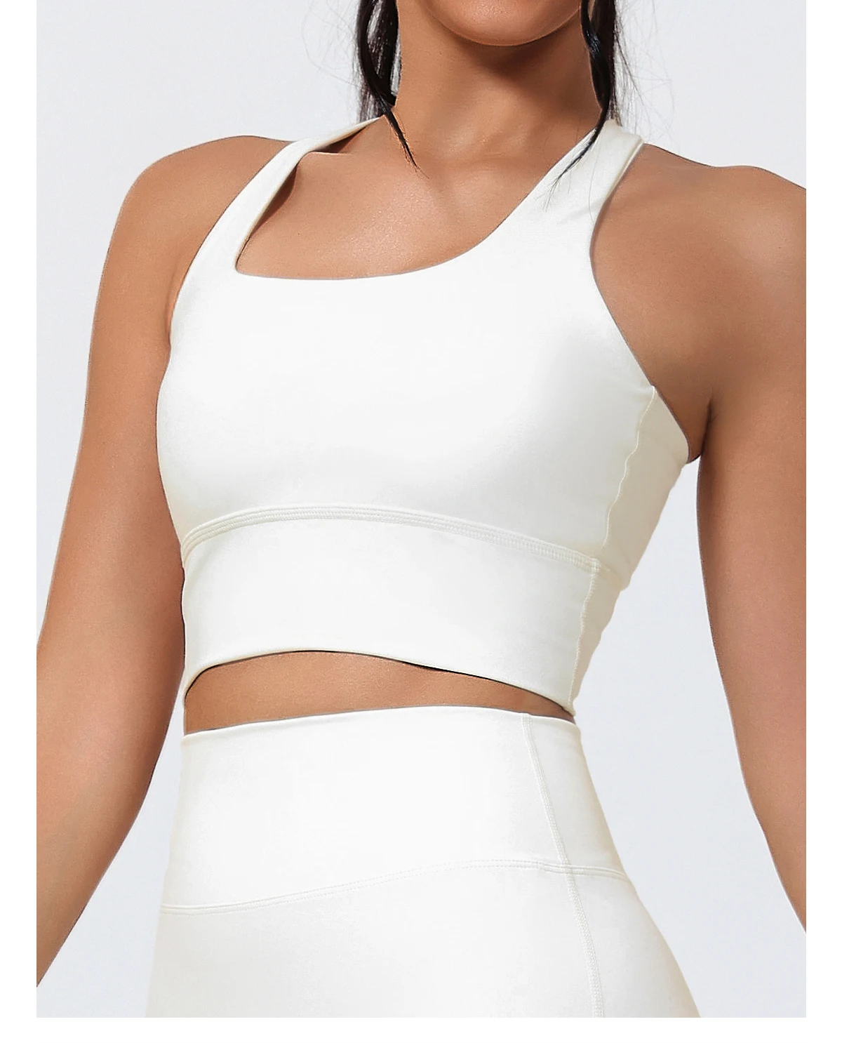 Hearuisavy Sommer-Laufsportweste mit gepolstertem BH, ECO Gym Push-Up-Yoga-Top für Damen, überkreuzter Rücken, U-Ausschnitt, Fitness-Unterwäsche – Detail 26