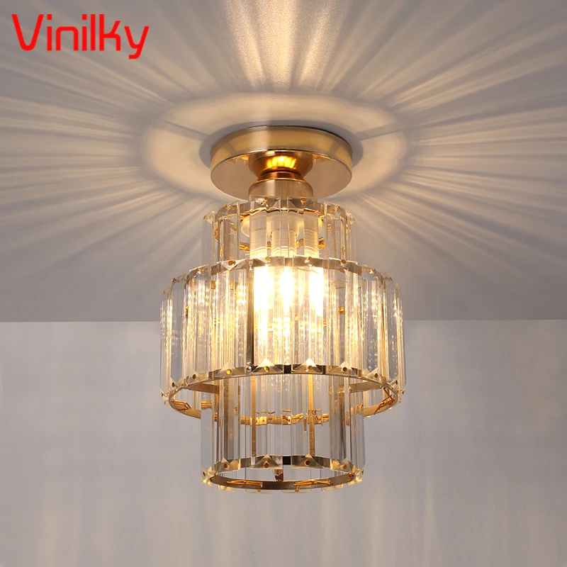 

Modern Crystal Ceiling Lamp Led Hanging Lights Home Appliance Dining Room Nordic Loft Chandelier Bedroom Bedside Decora Fixtures