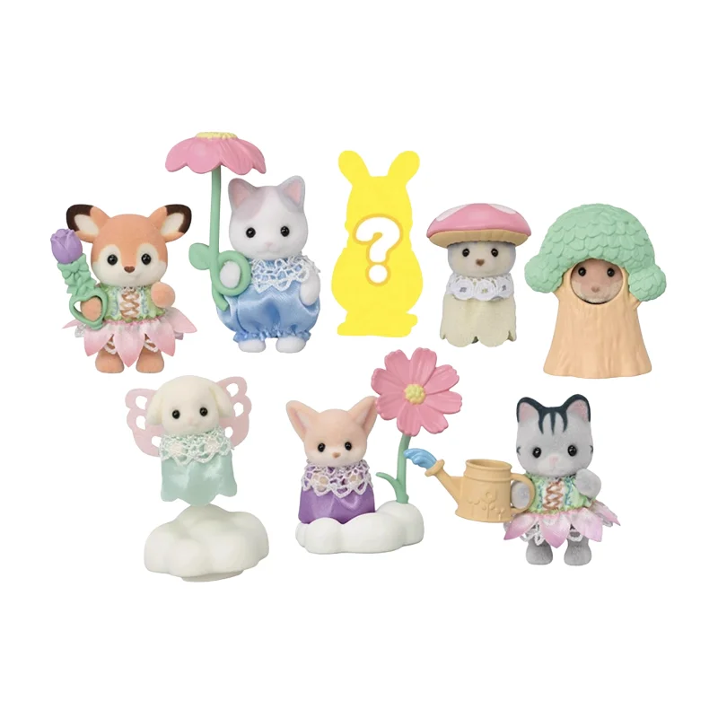 سيلفانيان فاميليز حقيبة أعمى كاليكو كريترز بنات أطفال لعب فتاة شخصيات كرتونية دمية مصغرة لعب الأطفال هدية عيد ميلاد