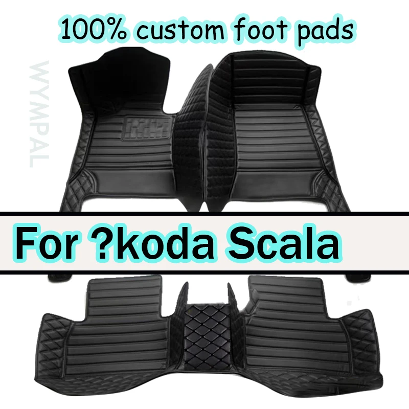 Car Mats Floor For Škoda Scala 2020~2022 Waterproof Rugs Car Floor Mats Foot Mat Cubre Pisos Para Autos Car Accessories Interior