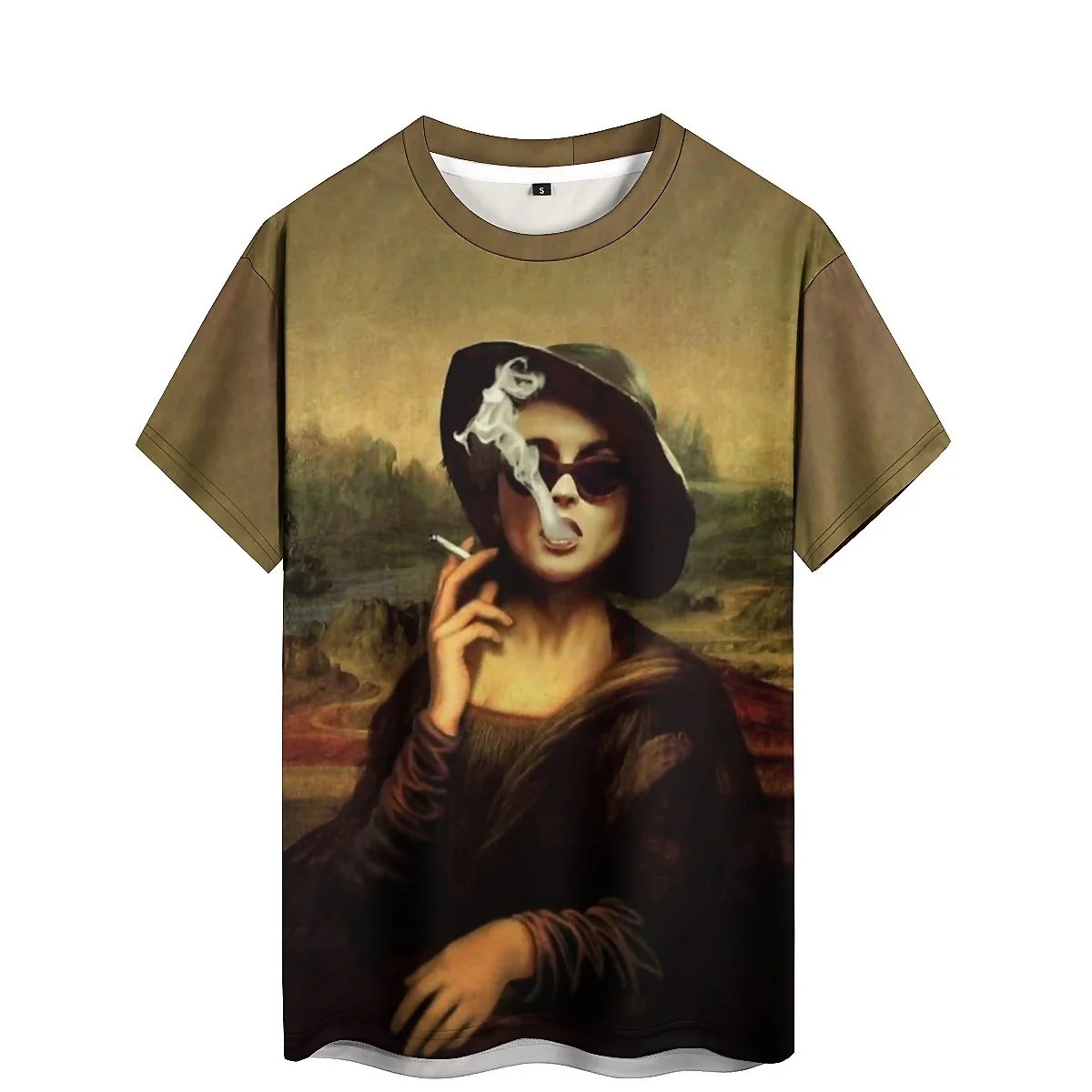 New Personalized Outdoor Travel Men's 3D Printed Short-Sleeve T-Shirt - Men's Smooth Fabric Top